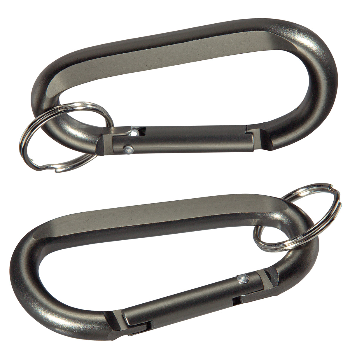 Aluminum Carabiner with Key Ring 1