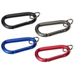 Aluminum Carabiner with Key Ring 2 Aluminum Carabiner with Key Ring 2