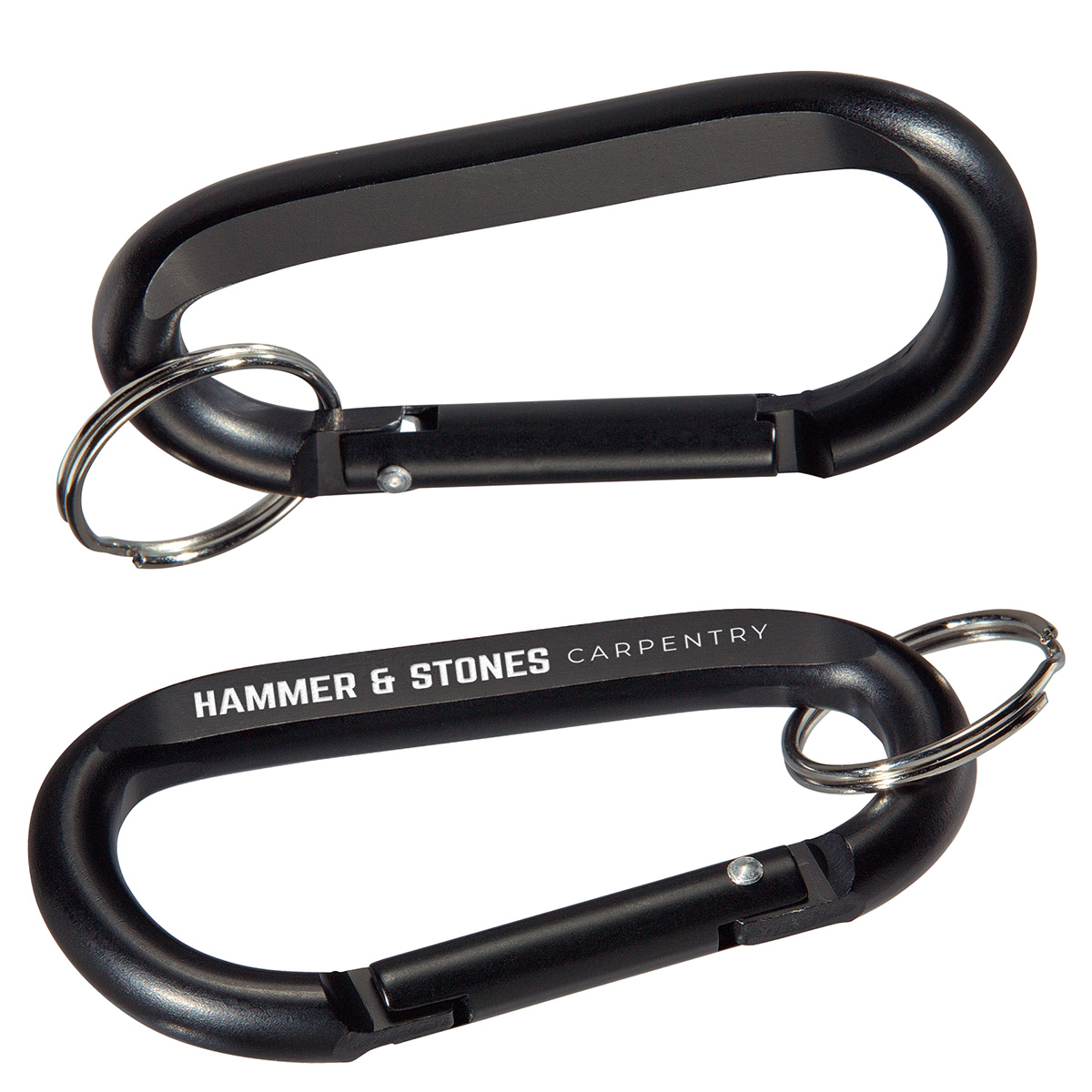 Aluminum Carabiner with Key Ring 1