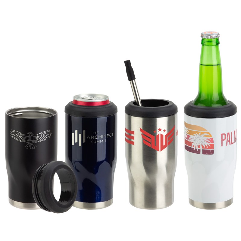 Vortex 4-in-1 Stainless Steel Can Cooler 1 Vortex 4-in-1 Stainless Steel Can Cooler 1