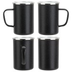 Caldron 22 oz Enamel-Lined Iron Mug - Matte Black Caldron 22 oz Enamel-Lined Iron Mug - Matte Black