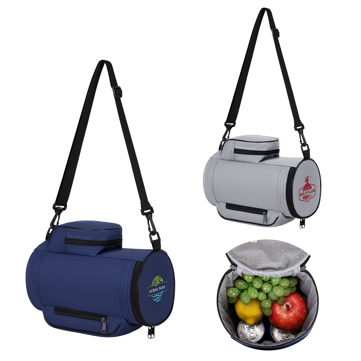 Malibu 8-Can Polyester Crossbody Cooler Bag 1