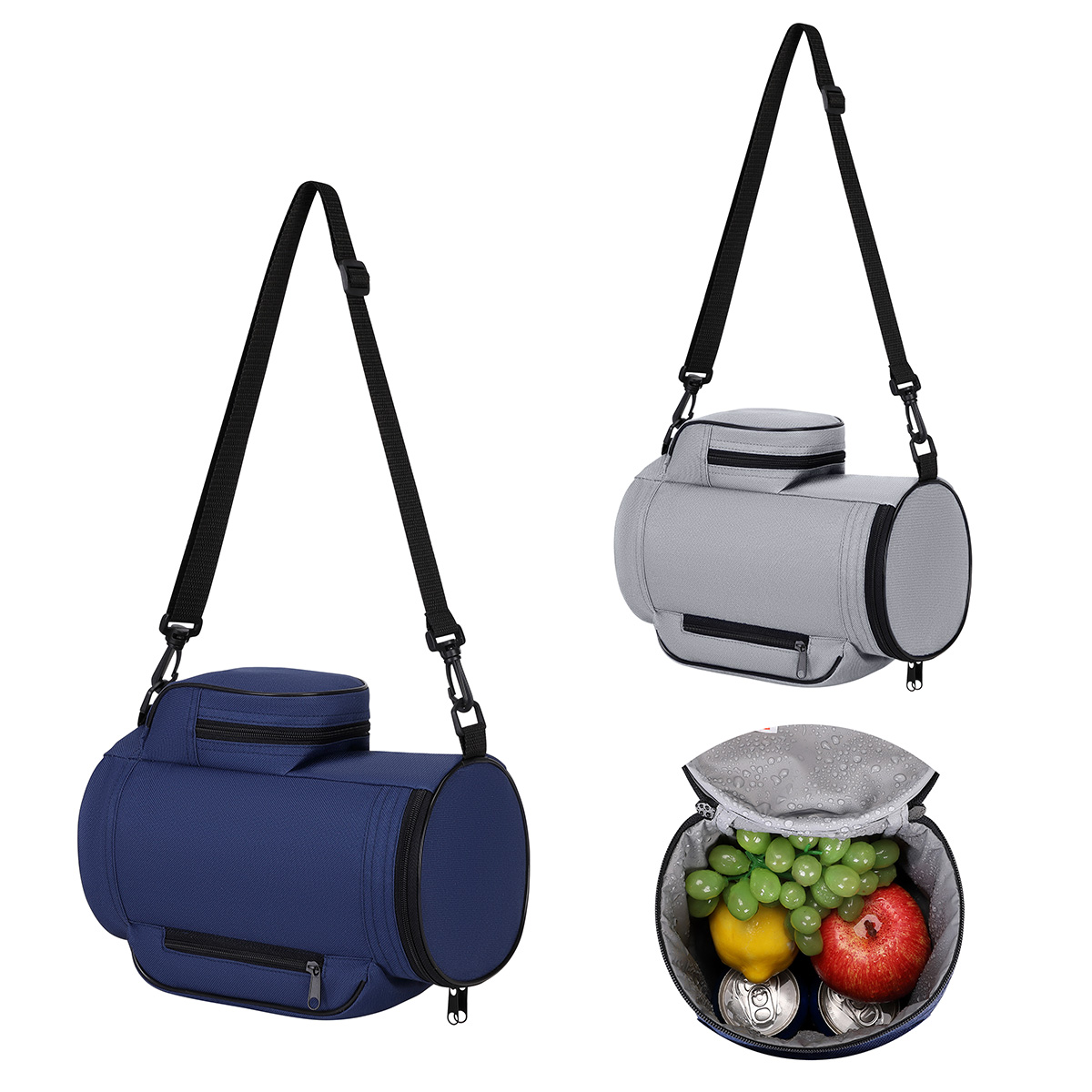 Malibu 8-Can Polyester Crossbody Cooler Bag 1