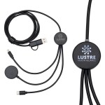 Infinity 5-in-1 48" Charging Cable with Watch Charger & Light-Up Logo 1 Infinity 5-in-1 48" Charging Cable with Watch Charger & Light-Up Logo 1