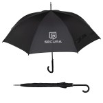 Woodmore 46" Arc Auto-Open Umbrella - Black Woodmore 46" Arc Auto-Open Umbrella - Black