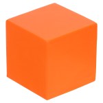 Cube Stress Reliever - Orange Cube Stress Reliever - Orange