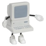Computer Stress Reliever Figurine - Off White Computer Stress Reliever Figurine - Off White