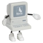 Computer Stress Reliever Figurine - Off White Computer Stress Reliever Figurine - Off White