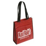 Peak Non-Woven Tote Bag with Pocket - Red Peak Non-Woven Tote Bag with Pocket - Red