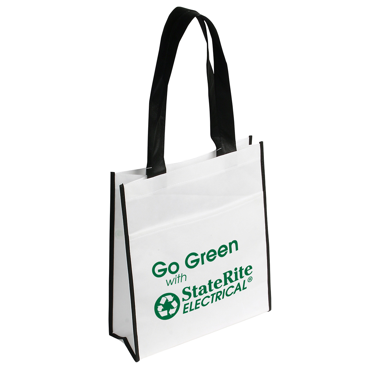Peak Non-Woven Tote Bag with Pocket 1