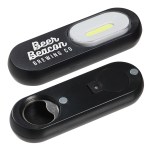 Flip 'N Flash COB Light + Bottle Opener - Black Flip 'N Flash COB Light + Bottle Opener - Black