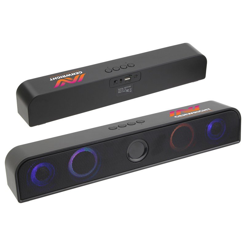 Rhyme Light Up Stereo Speaker Bar 1 Rhyme Light Up Stereo Speaker Bar 1
