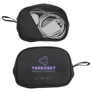 AeroLOFT® Jet Black Tech Organizer Mesh Pouch 1 AeroLOFT® Jet Black Tech Organizer Mesh Pouch 1