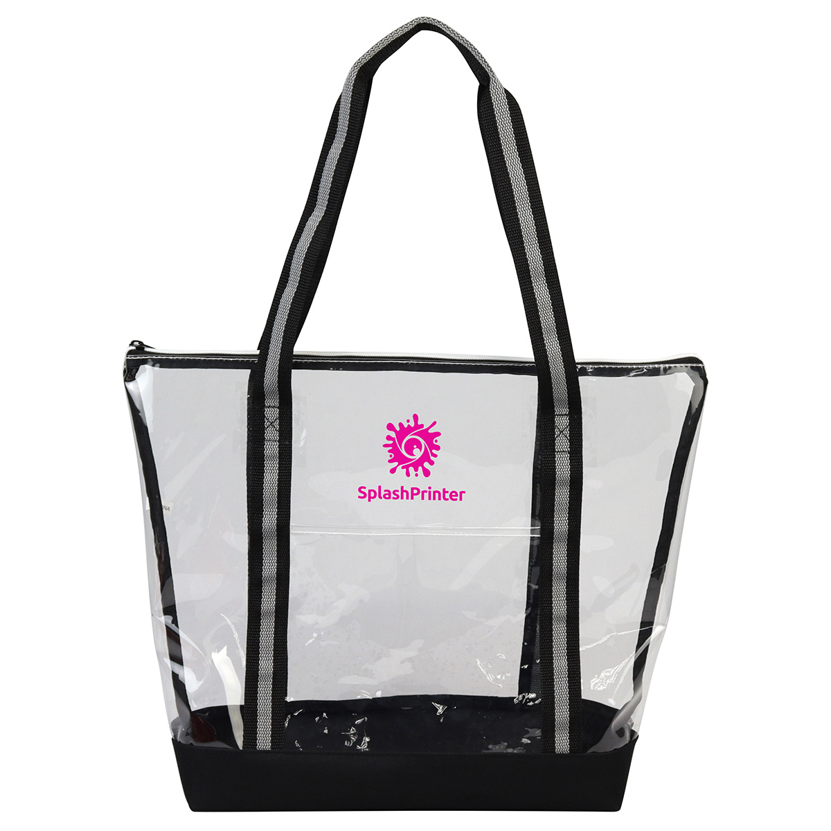 Diamond Clear TPU Zippered Tote 1