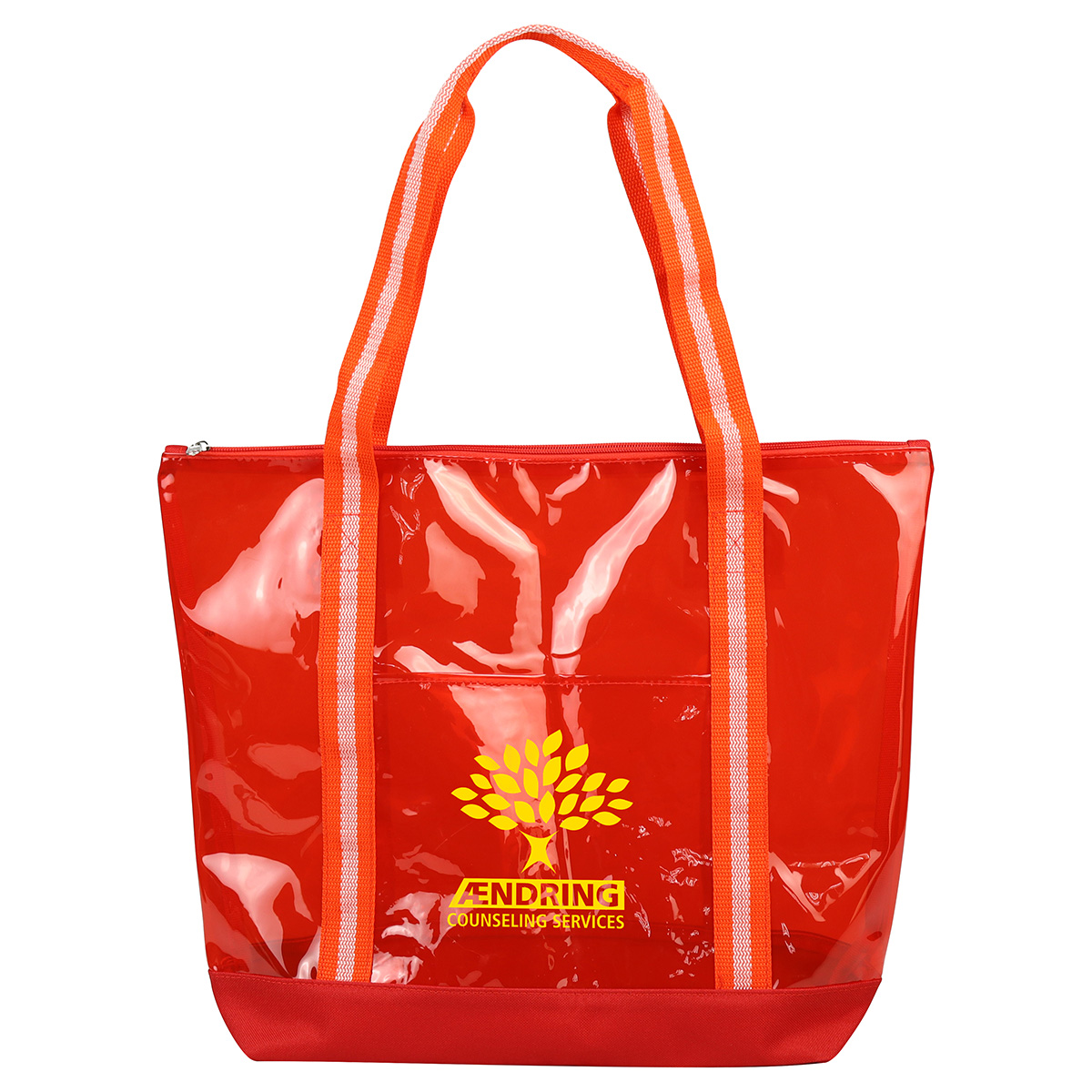 Diamond Clear TPU Zippered Tote 1