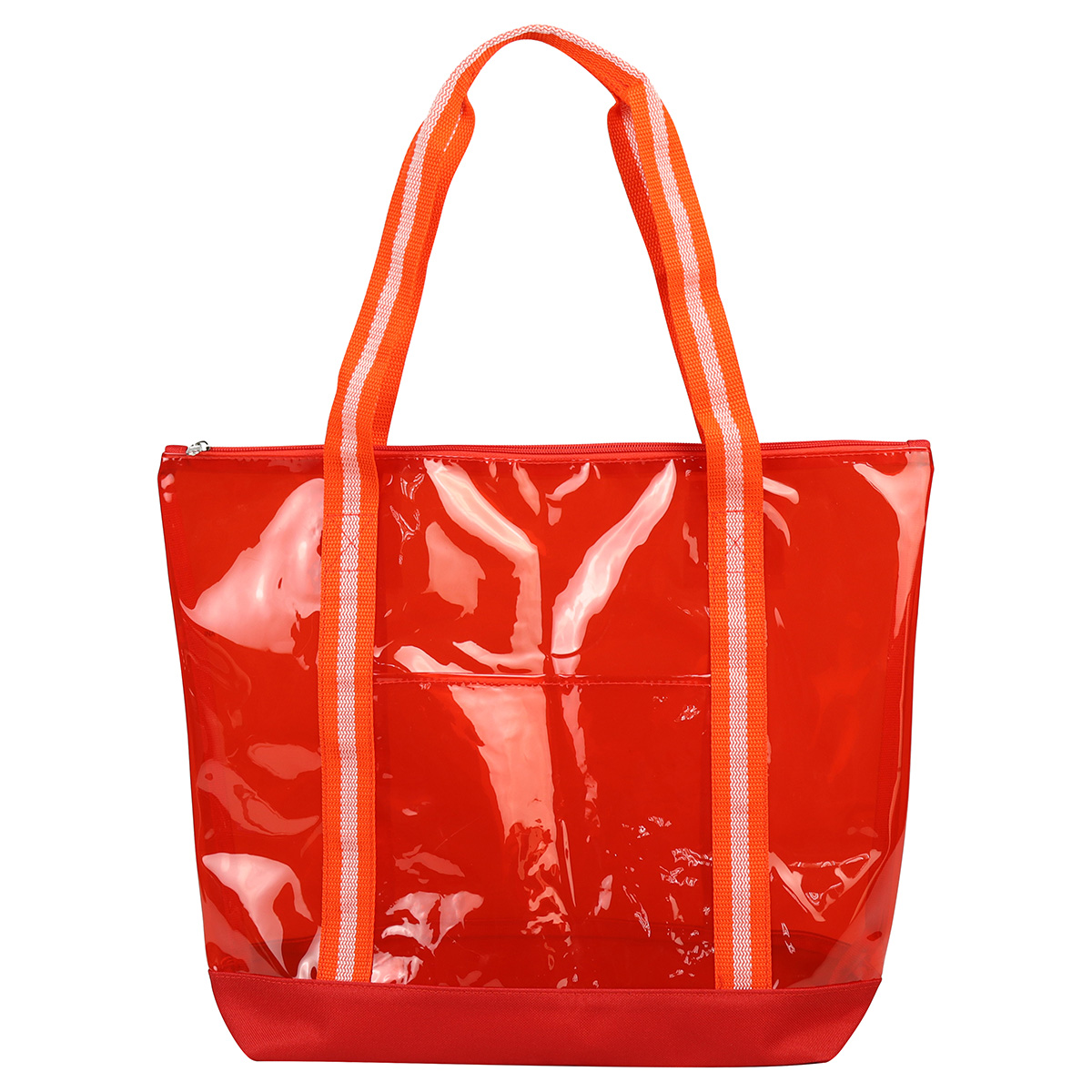 Diamond Clear TPU Zippered Tote 1