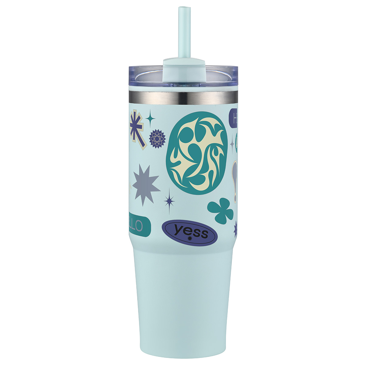 Monza 30 oz Stainless Steel/Polypropylene Tumbler 1
