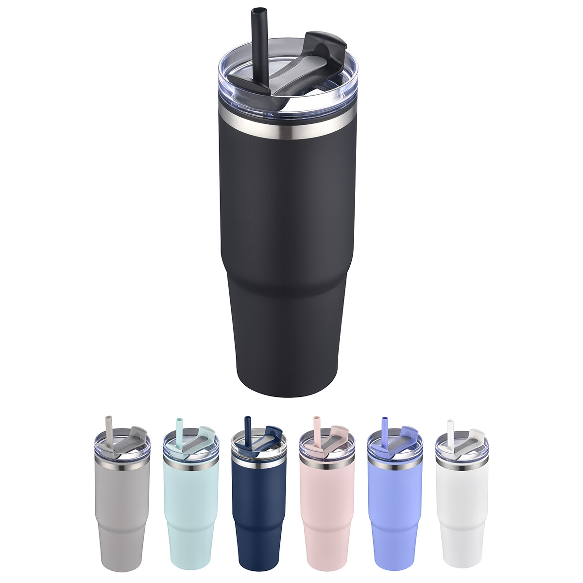 Monza 30 oz Stainless Steel/Polypropylene Tumbler 1