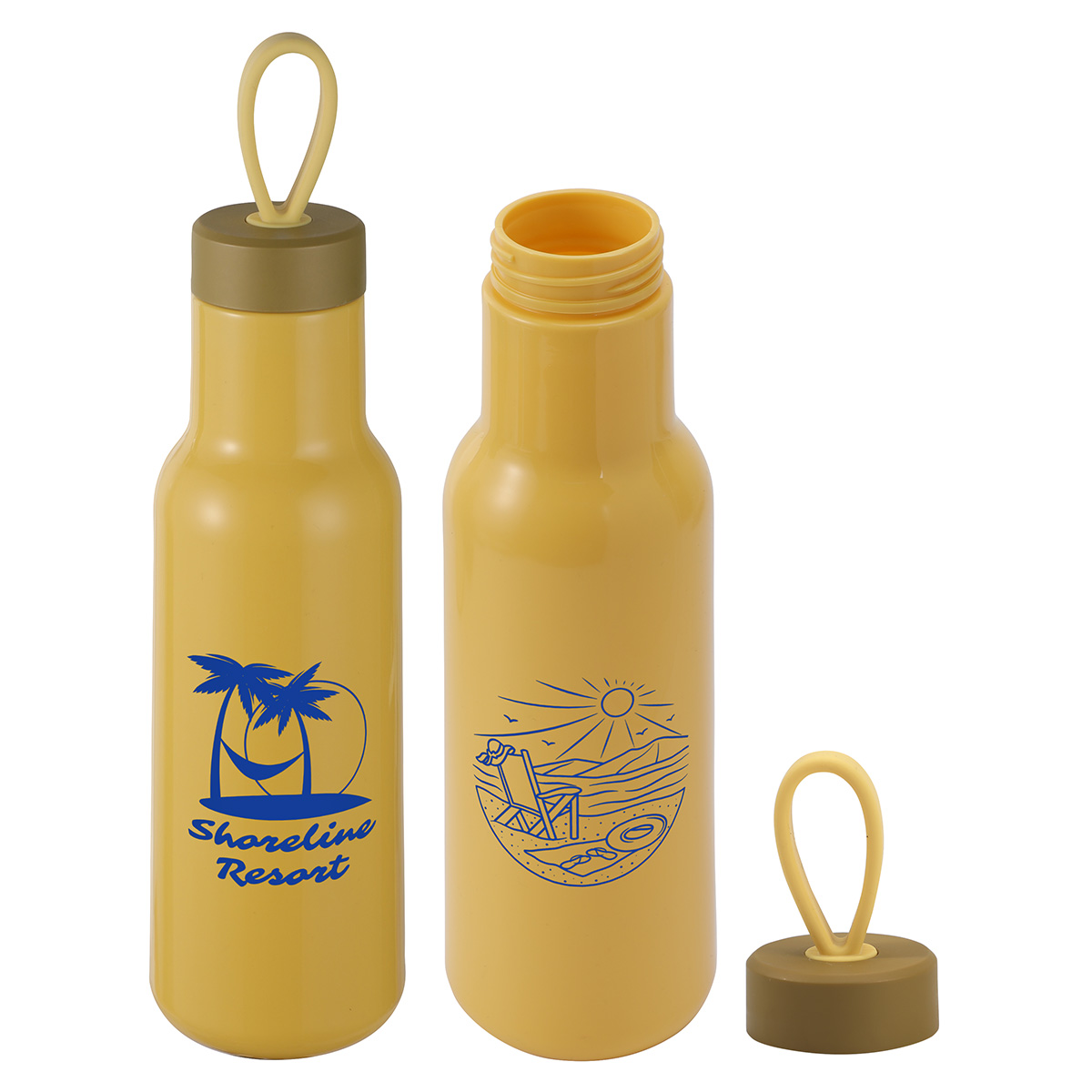 Cameo 23 oz PLA Sports Bottle with Silicone Loop Handle 1