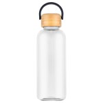 Sanzio 21 oz RPET Bottle with Bamboo Lid - Clear Sanzio 21 oz RPET Bottle with Bamboo Lid - Clear
