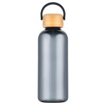 Sanzio 21 oz RPET Bottle with Bamboo Lid - Smoke Sanzio 21 oz RPET Bottle with Bamboo Lid - Smoke