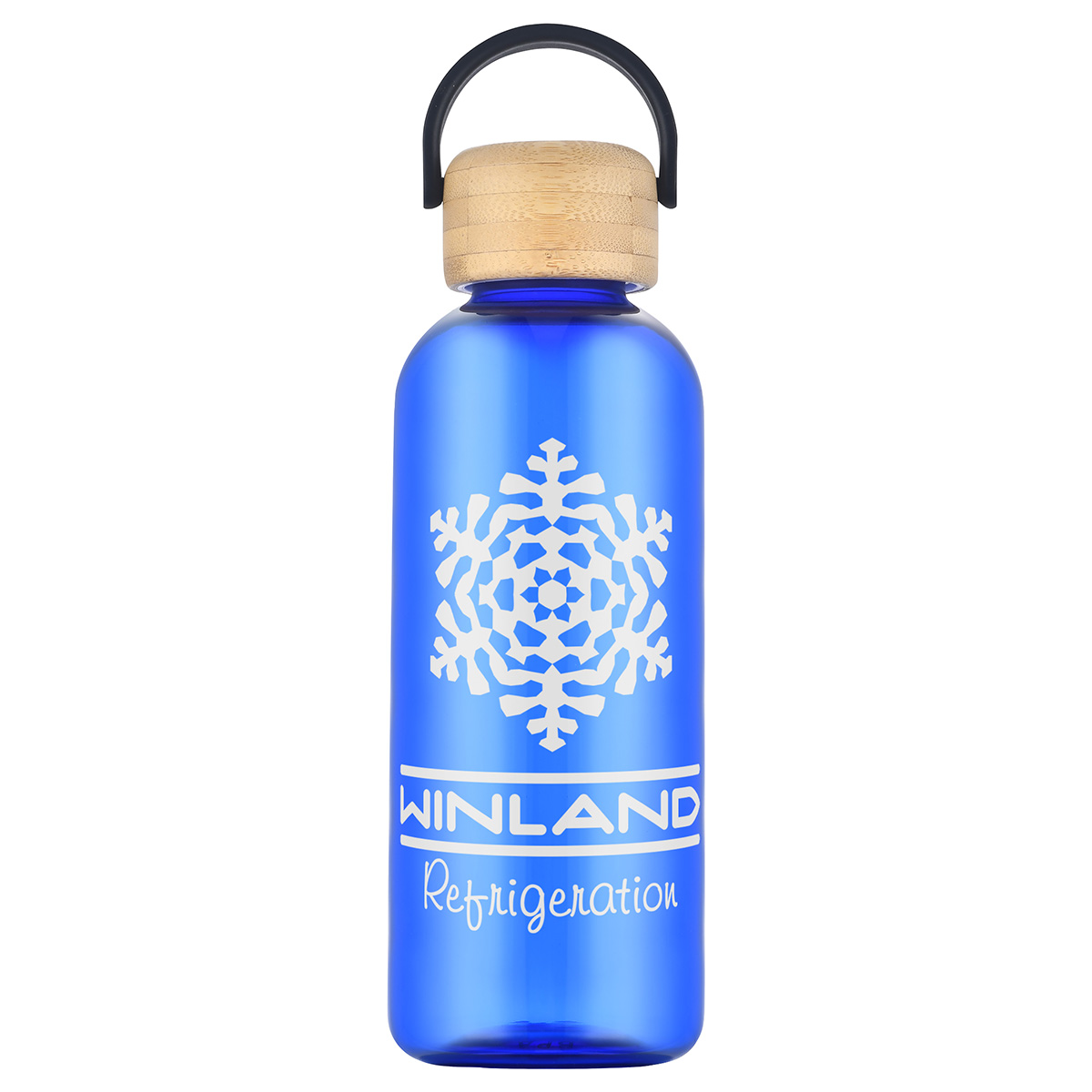 Sanzio 21 oz RPET Bottle with Bamboo Lid 1