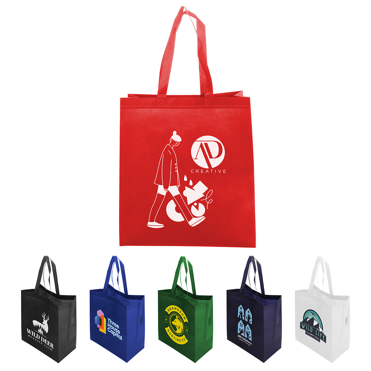 Freeport 80GSM Recycled Non-Woven Polypropylene Heat-Sealed Tote 1