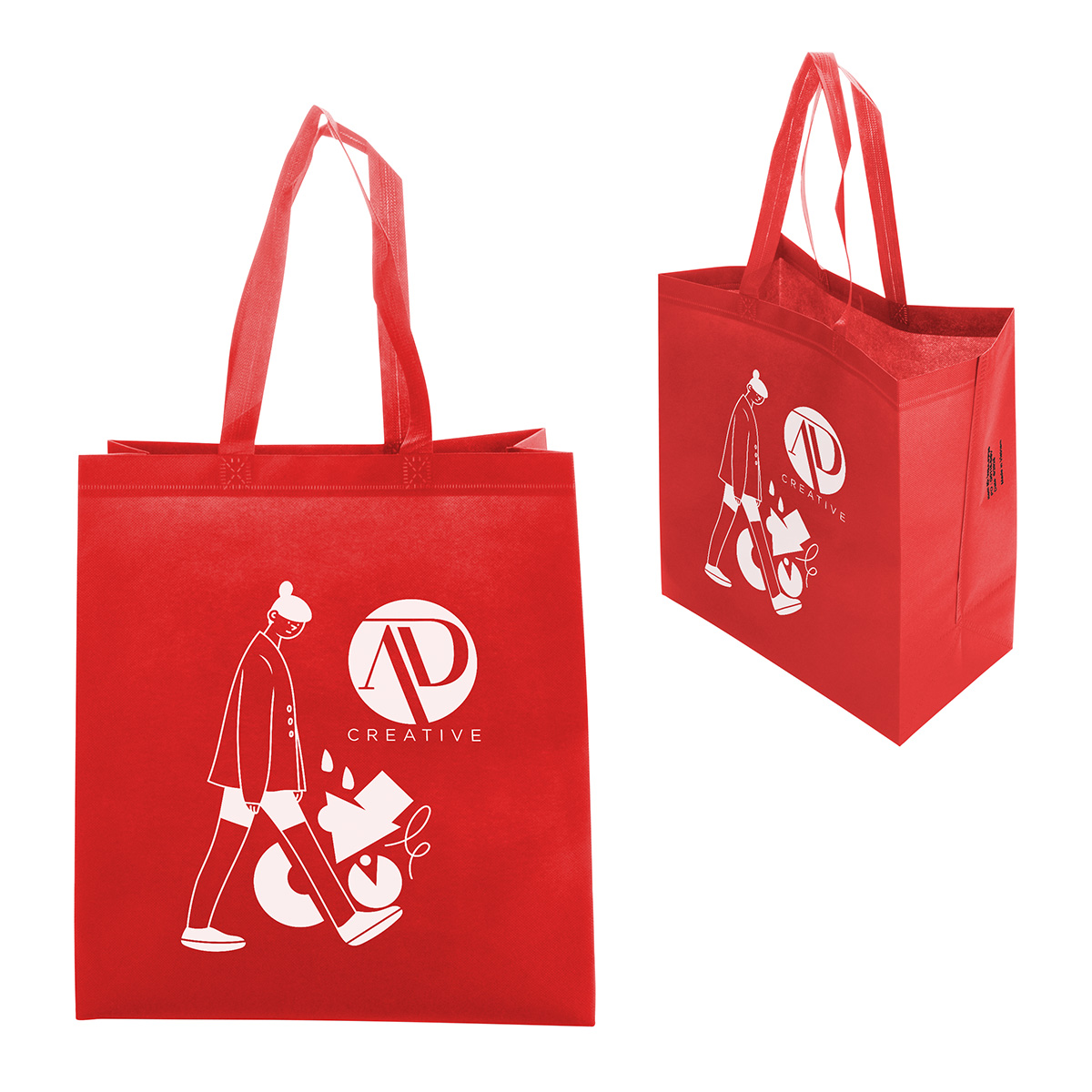 Freeport 80GSM Recycled Non-Woven Polypropylene Heat-Sealed Tote 1