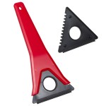 Tri Blade Windshield Scraper - Red Tri Blade Windshield Scraper - Red