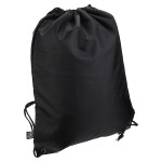 Grab 'N Go RPET Budget Drawstring Backpack - Black Grab 'N Go RPET Budget Drawstring Backpack - Black