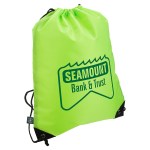 Grab 'N Go RPET Budget Drawstring Backpack - Lime Green Grab 'N Go RPET Budget Drawstring Backpack - Lime Green