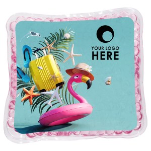 Pink Flamingo Tube Square Aqua Pearls™ Hot/Cold Pack 1 Pink Flamingo Tube Square Aqua Pearls™ Hot/Cold Pack 1