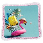 Pink Flamingo Tube Square Aqua Pearls™ Hot/Cold Pack 2 Pink Flamingo Tube Square Aqua Pearls™ Hot/Cold Pack 2