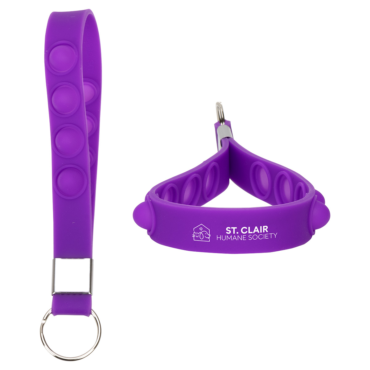 Push Pop Stress Reliever Keychain 1