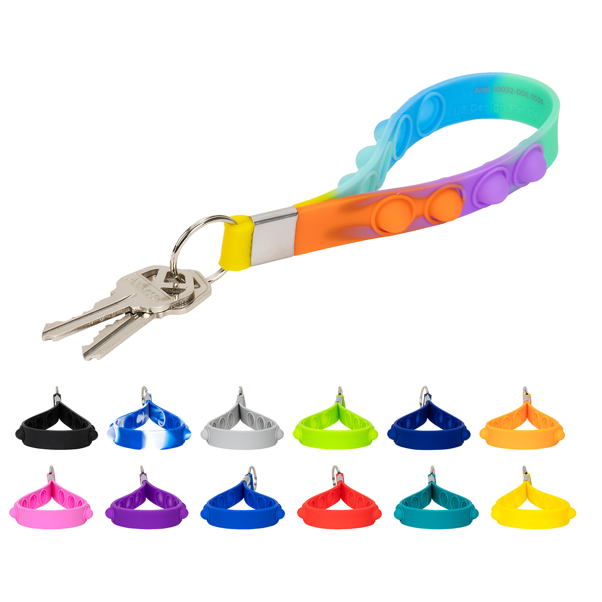 Push Pop Stress Reliever Keychain 1