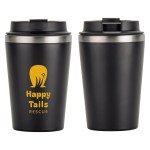 Paragon 12 oz Recycled Polypropylene/Stainless Steel Tumbler - Black Paragon 12 oz Recycled Polypropylene/Stainless Steel Tumbler - Black