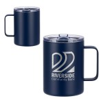Camper 14 oz Eco-Friendly Vacuum Insulated Camp Mug - Navy Blue Camper 14 oz Eco-Friendly Vacuum Insulated Camp Mug - Navy Blue
