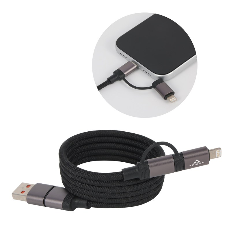 Vector 4-in-1 60W PD 39" MagSnap Charging Cable 1 Vector 4-in-1 60W PD 39" MagSnap Charging Cable 1