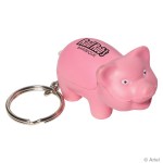 Pig Stress Reliever Key Chain 1 Pig Stress Reliever Key Chain 1