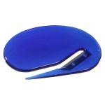 Oval Letter Opener - Translucent Blue Oval Letter Opener - Translucent Blue