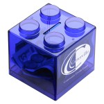 Money Stack Coin Bank - Blue Money Stack Coin Bank - Blue