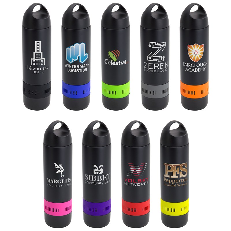 Bayou 14 oz Combo Water Bottle & Wireless Speaker 1 Bayou 14 oz Combo Water Bottle & Wireless Speaker 1