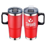 San Siro 24 oz Double-wall Travel Mug - Red San Siro 24 oz Double-wall Travel Mug - Red