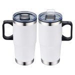 San Siro 24 oz Double-wall Travel Mug - White San Siro 24 oz Double-wall Travel Mug - White