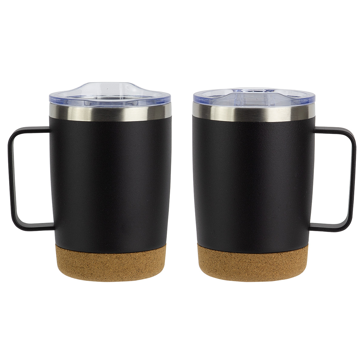 Sapora 12 oz Vacuum Insulated Stainless Steel Mug with Cork Base 1