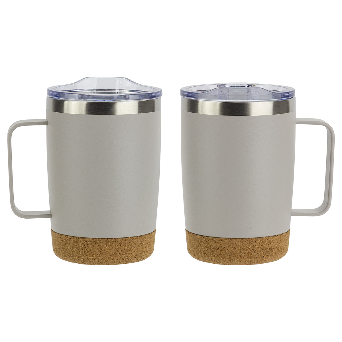Sapora 12 oz Vacuum Insulated Stainless Steel Mug with Cork Base 1