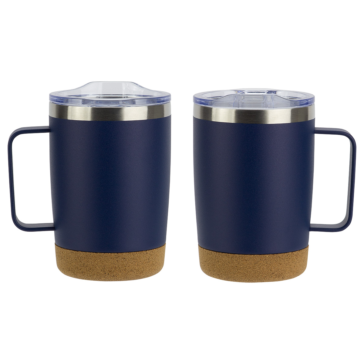 Sapora 12 oz Vacuum Insulated Stainless Steel Mug with Cork Base 1