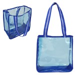 Diamond Clear TPU Tote - Blue Diamond Clear TPU Tote - Blue
