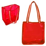 Diamond Clear TPU Tote - Red Diamond Clear TPU Tote - Red