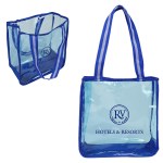 Diamond Clear TPU Tote - Blue Diamond Clear TPU Tote - Blue